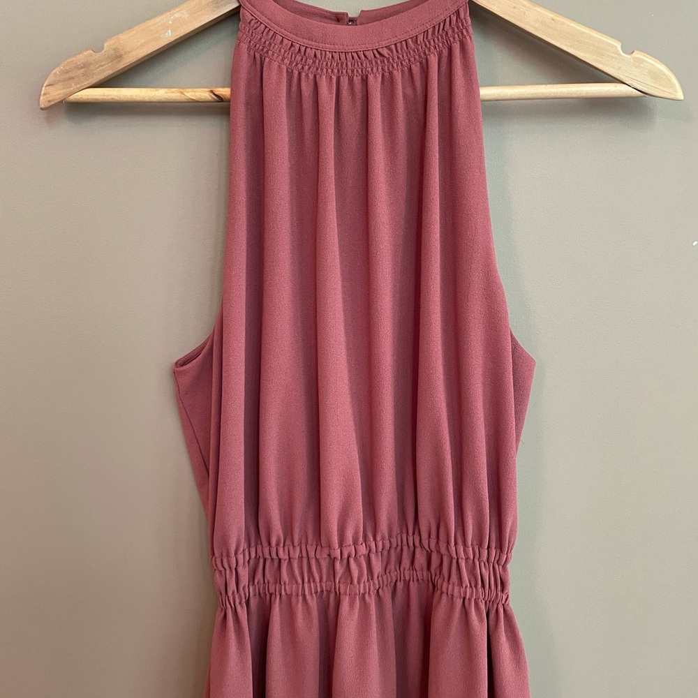 Aritzia Wilfred Effet Mini Dress Dusty Rose size XS - Picture 5 of 11